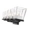 Z-Lite Bleeker Street 5 Light Vanity, Matte Black & Clear 475-5V-MB-CH - alternate 7